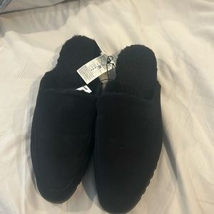 NWT gap faux suede mules size 9
